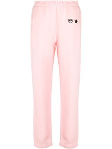 Chiara Ferragni pantalon de jogging Eye Star en coton - Rose