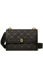 Tory Burch petit sac porté épaule monogrammé - Noir