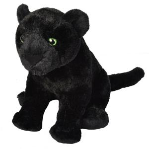 Zwarte panter knuffel - 40 cm - pluche - knuffeldier - panterknuffel - speelgoed