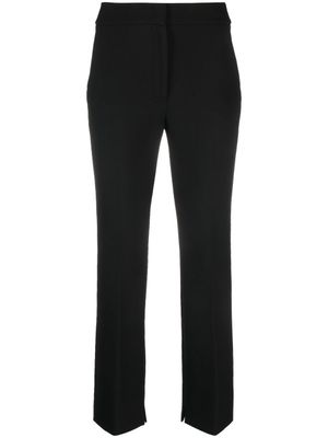 Peserico pantalon droit à taille haute - Noir