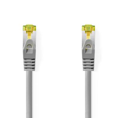 Nedis Cat 8.1 Netwerkkabel | S/FTP | RJ45 Male | RJ45 Male | 0.25 m | Rond | LSZH | Grijs | Label - CCGL85520GY025