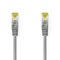 Nedis Cat 8.1 Netwerkkabel | S/FTP | RJ45 Male | RJ45 Male | 0.25 m | Rond | LSZH | Grijs | Label - CCGL85520GY025