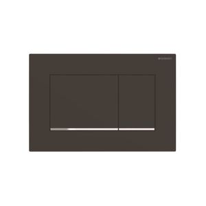 Drukplaat Geberit Sigma 20 Square DF Mat Zwart