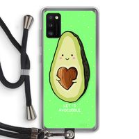 Avocuddle: Samsung Galaxy A41 Transparant Hoesje met koord