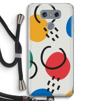 Illustratieve pop 3: LG G6 Transparant Hoesje met koord