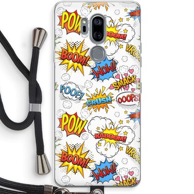 Pow Smack: LG G7 Thinq Transparant Hoesje met koord