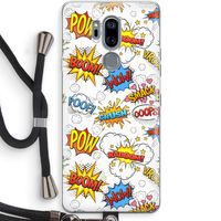 Pow Smack: LG G7 Thinq Transparant Hoesje met koord