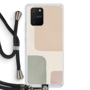 Geo #7: Samsung Galaxy S10 Lite Transparant Hoesje met koord
