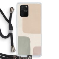 Geo #7: Samsung Galaxy S10 Lite Transparant Hoesje met koord