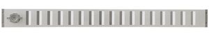 Aluminium Afsluitbaar Schuifrooster Opbouw 1000 X 90mm - Alu (3-10009aa)