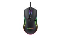 Denver GMO-402 Gaming-muis USB Optisch Zwart 7 Toetsen 1000 dpi, 1600 dpi, 3200 dpi, 6400 dpi Verlicht - thumbnail