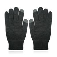 LGT JWLS Gebreide Heren Handschoenen - Warm Winter Donkergrijs