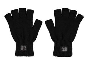 Heat Keeper Vingerloze heren thermo handschoenen zwart