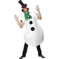 Carnavalspak sneeuwpop One size  -