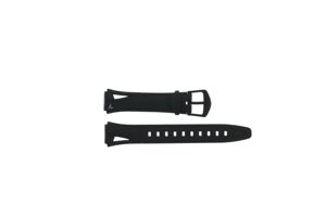 Horlogeband Casio STR-300C-1V Kunststof/Plastic Zwart 16mm