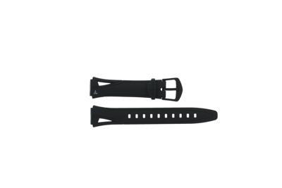 Horlogeband Casio STR-300C-1V Kunststof/Plastic Zwart 16mm
