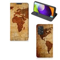 Samsung Galaxy A52 | Book Cover | Wereldkaart