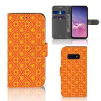 Samsung Galaxy S10e | Telefoon Hoesje | Batik Oranje