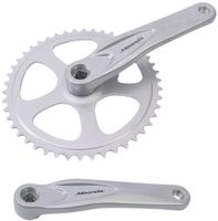 Miranda Crankset alu zilver 46 tands 3 32 + 1 8 bulk - thumbnail