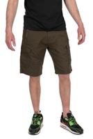 Fox Collection Lightweight Cargo Shorts Green & Black Medium