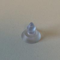 Zuignap transp 14 mm punt pijl 100 stuks