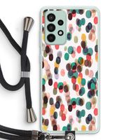Tropical Dots: Samsung Galaxy A52s 5G Transparant Hoesje met koord