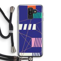 Gestalte 5: Samsung Galaxy J8 (2018) Transparant Hoesje met koord