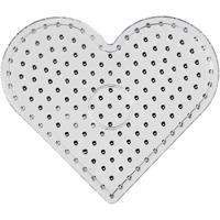 Creativ Company Onderplaat, hart, afm 17,5x17,5 cm, jumbo, helder, 1 stuk