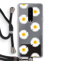 Margrietjes: OnePlus 8 Transparant Hoesje met koord