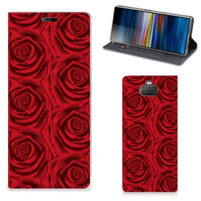 Sony Xperia 10 Plus Smart Cover Red Roses Sony Xperia 10 Plus Smart Cover Red Roses