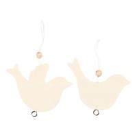 Creativ Company Houten vredesduiven - 10st.