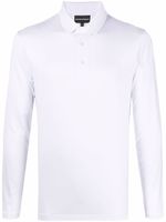 Emporio Armani polo à logo imprimé - Blanc - thumbnail