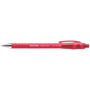 12x Paper Mate Flexgrip Ultra balpen rood medium