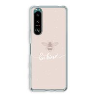 Be(e) kind: Sony Xperia 5 III Transparant Hoesje