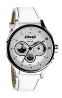 Horlogeband Dolce & Gabbana DW0212 / F360003712 Leder Wit 20mm