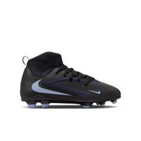 Nike Phantom 6 High Club Gras / Kunstgras Voetbalschoenen (MG) Kids Zwart Lichtblauw