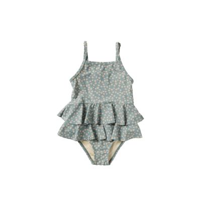 Salted Stories zomer badpak meisjes - groen - Daisies