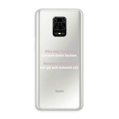 gij zijt ook iemand: Xiaomi Redmi Note 10 Lite Transparant Hoesje