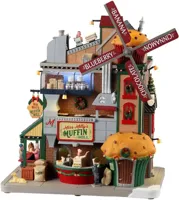 Lemax miss milly&apos;s muffin mill bewegend kersthuisje Caddington Village 2023