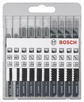 Bosch Accessoires  X-Pro Decoupeerzaagbladenset | Basic voor hout | 10-Delig | 2607010629 - 2607010629 - thumbnail