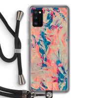 Alone: Samsung Galaxy A41 Transparant Hoesje met koord