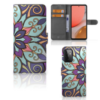 Samsung Galaxy A72 Hoesje Purple Flower