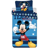 Disney Mickey Mouse Dekbedovertrek, Team - Eenpersoons - 140 x 200 cm - Katoen - thumbnail