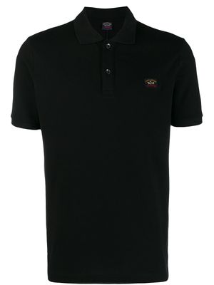 Paul & Shark polo à patch logo - Noir