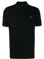 Paul & Shark polo à patch logo - Noir
