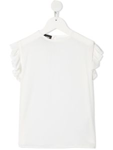 DSQUARED2 KIDS blouse à volants - Blanc