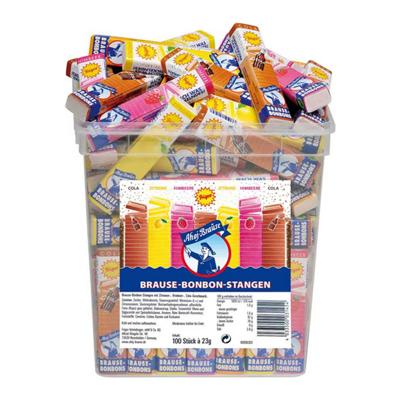 Ahoj Brause - Bruisende snoepjes (staafjes) - 100 stuks