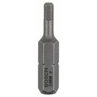 Bosch Accessories Inbus-bit 3 mm Extra hard C 6.3 3 stuk(s)