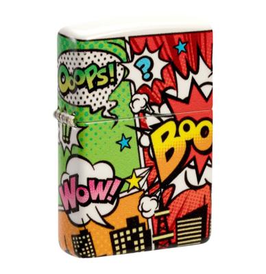 Zippo Aansteker Cartoon Boom Design