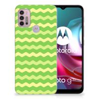 Motorola Moto G30 | G10 | TPU bumper | Waves Green